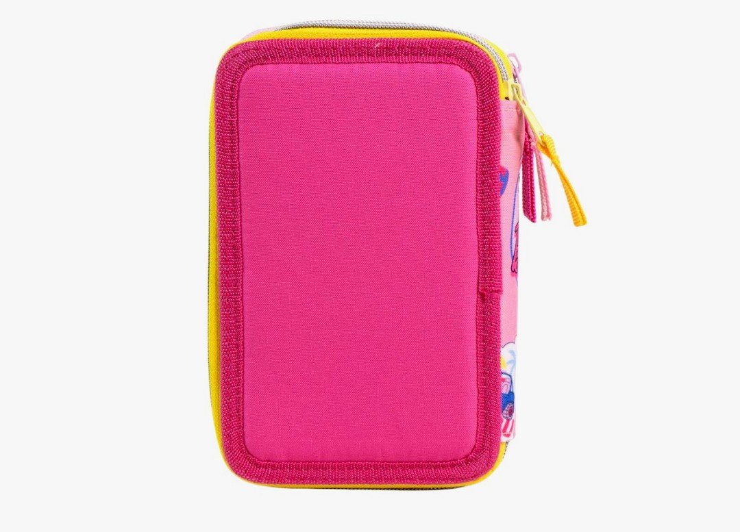 Astuccio con Zip 3 Scomparti Personaggi Vari con Colori Giotto e Accessori per Bambini e Ragazzi - immagine 10