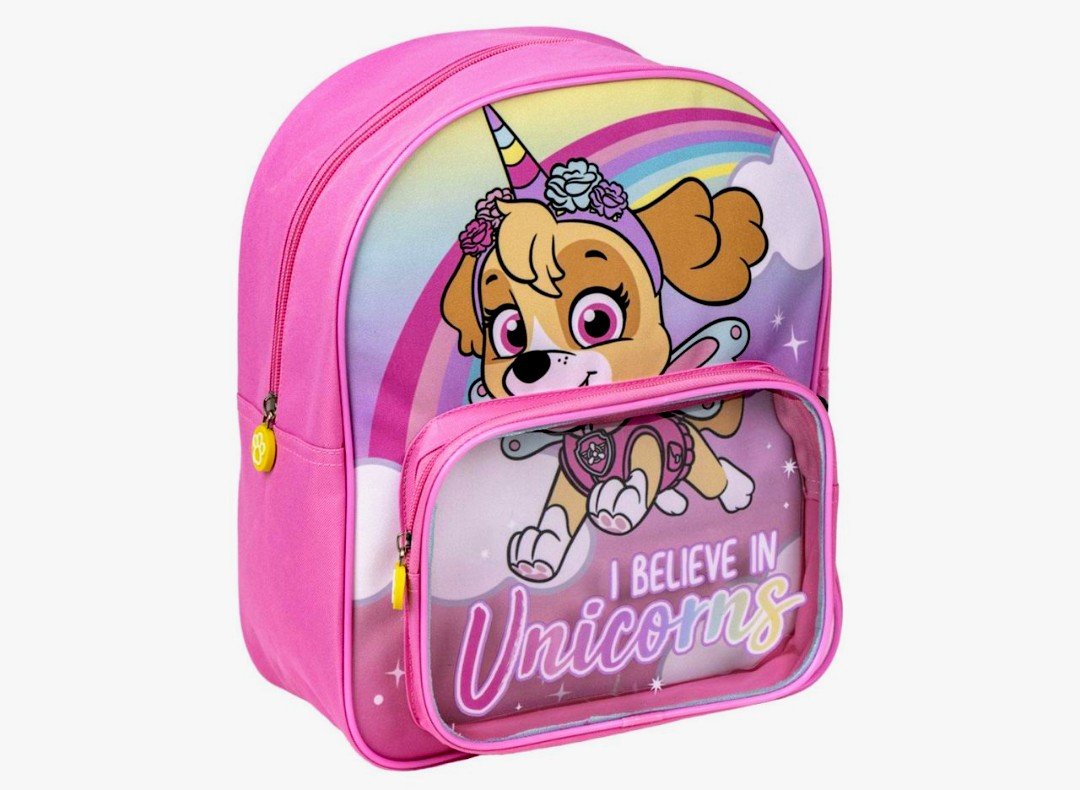 Zaino Scuola per Bambini Paw Patrol 30 cm con Tasca Frontale Bretelle Imbottite
