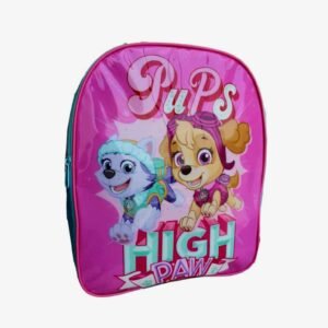 Zaino Scuola per Bambini Paw Patrol Rosa Double Face in Tessuto mis. 30x25x10cm