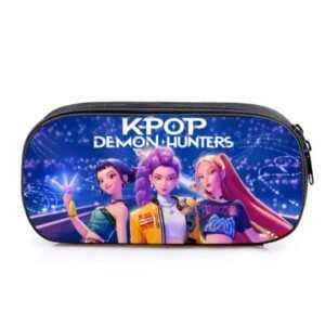 Astuccio Ovale K-Pop Portapenne Scuola Grande Capacità Organizer Studenti