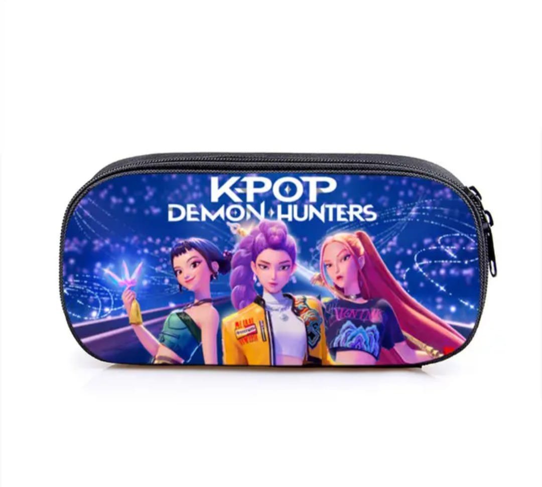 Astuccio Ovale K-Pop Portapenne Scuola Grande Capacità Organizer Studenti