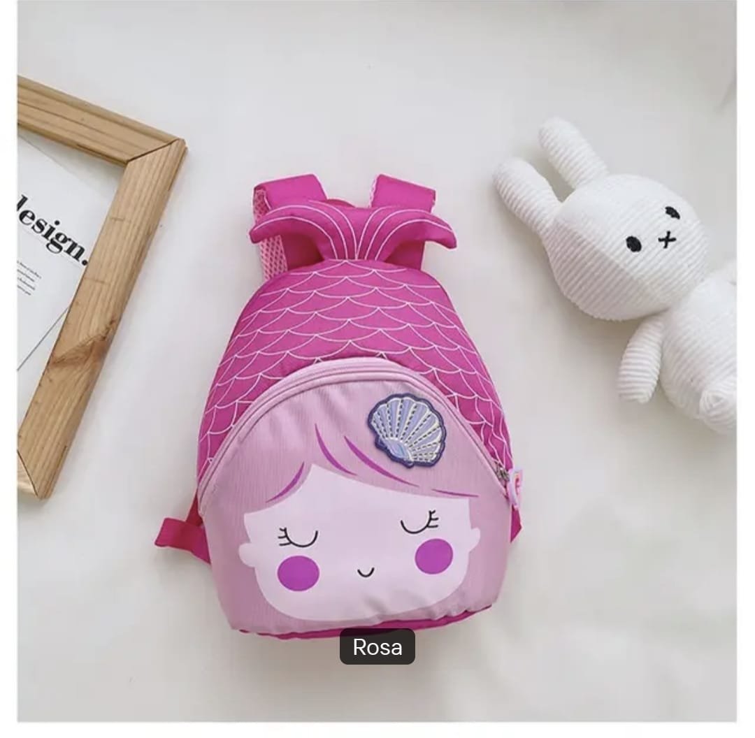 Zaino per Bambina a forma di Sirena Vari Colori per Scuola Asilo Tempo Libero - immagine 10