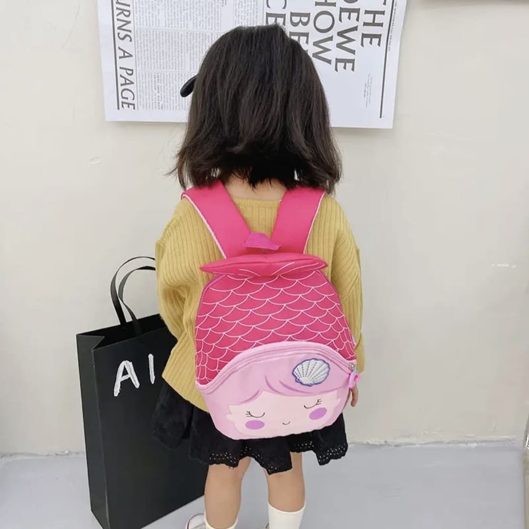 Zaino per Bambina a forma di Sirena Vari Colori per Scuola Asilo Tempo Libero - immagine 7