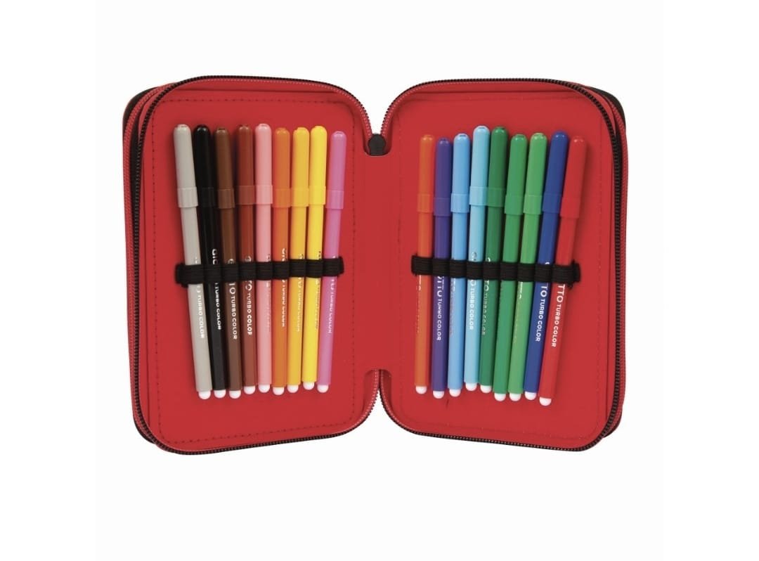 Astuccio Scuola Giochi Preziosi Shaman King con Colori e Accessori per la Scuola - immagine 6