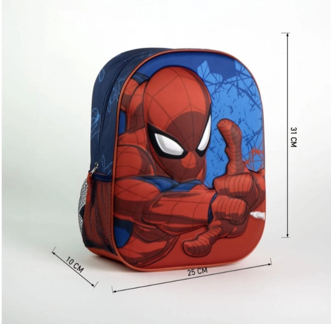 Zaino Scuola Spider-Man 3D Bambini Adatto per Asilo e Tempo Libero - immagine 3