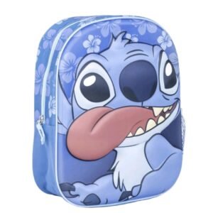 Zaino Scuola Stitch 3D Bambini Adatto per Asilo e Tempo Libero